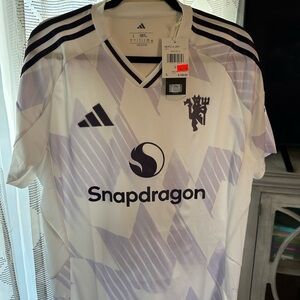 adidas Men’s White & Light Purple Snapdragon Jersey